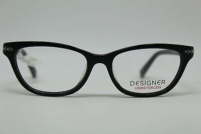#ad 1 Unit Designer Looks For less Eyeglasses Frames W L3003 Black 51 16 135 #017