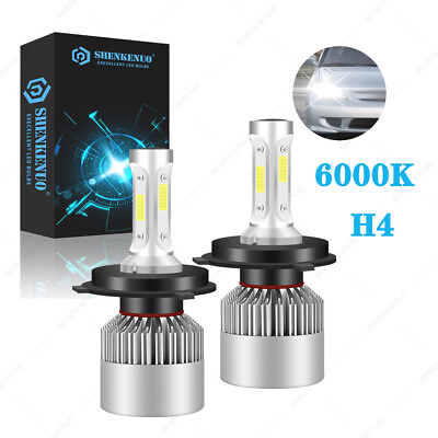 #ad LED Headlight Kit H4 HB2 9003 6000K Hi Low Bulbs for HONDA CIVIC 1992 2002 2003