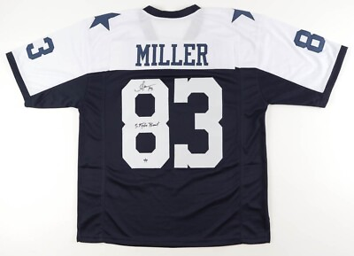 #ad Anthony Miller Signed Dallas Cowboys Football Jersey w COA