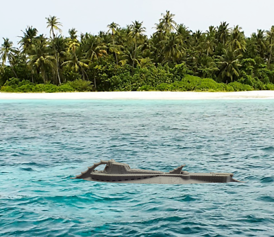 #ad 12quot; Waterline Nautilus Submarine For Submerged Diorama