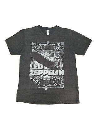 #ad Led Zeppelin Zoso Album Retro Graphic T shirt Size Large