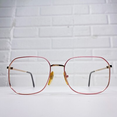 #ad Marchon Marcolin Eyeglass Sunglass Frame Brown Round 6031 06 51 18 21784
