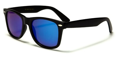 #ad Classic Matte Black Polarized Sapphire Iridium Sunglasses