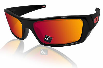 #ad Oakley Gascan Sunglasses Polished Black Prizm Ruby Lens OO9014 44 60