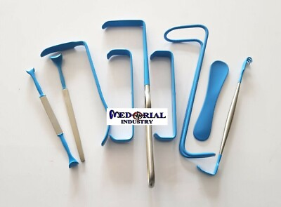 #ad Face Lift Brow lif Dissectors amp; Elevator Set of 6 PcsPlastic surgery instrument