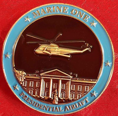 #ad Marine one HMX 1 Presidential Airlift Challenge coin Original unique 26 $11.69