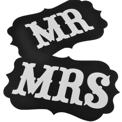 #ad Mr Mrs Sign Unique Wedding Decor Dinner Table Rustic Centerpiece Decorations