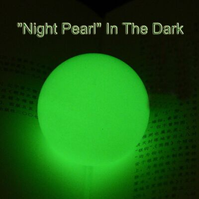 #ad Polished Night Pearl Luminous Quartz Crystal Sphere Ball Glow In The Dark Stones