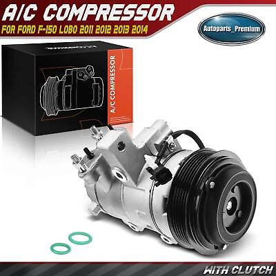 #ad New AC Compressor with Clutch for Ford F 150 Lobo 2011 2012 2013 2014 V8 5.0L $146.99