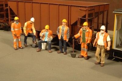 #ad Bachmann 33156 MAINTENANCE WORKERS O SCALE FIGURES NEW