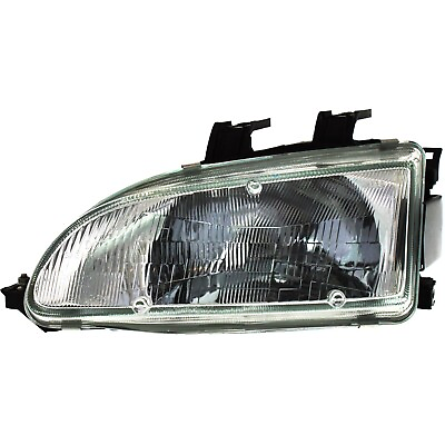 #ad Headlight Headlamp Driver Side Left LH NEW for 92 95 Honda Civic