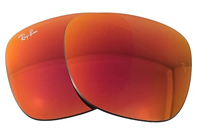 #ad Ray Ban RB4165 Justin Orange Red Mirror Replacement Lenses 55 mm