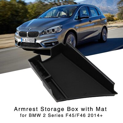#ad Armrest Storage Box for BMW 2 Series F45 F46 Gran Active Tourer 2015 2018 Trim $15.99