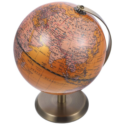 #ad Geographic Globes Statue Rotating Earth of The World Office Decor Map