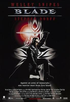 #ad BLADE Movie Poster 27x40quot; Theater Size Licensed New Wesley Snipes