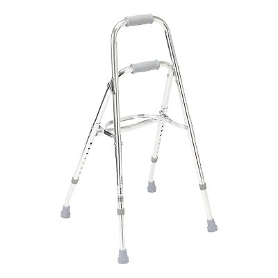 #ad drive Hemi Aluminum 29.5 to 37quot; H Side Step Folding Walker up to 300 lbs