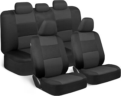 #ad For Toyota Auto Car Seat Cover Full Set 5 Seats Front Rear Protectors Polyester