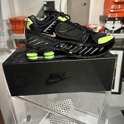 #ad Size 9.5 Nike Shox Enigma SP Lime Blast W