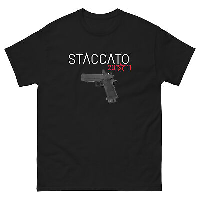 #ad Staccato 2011 Firearms Fan Men#x27;s classic T Shirt Mens Gift