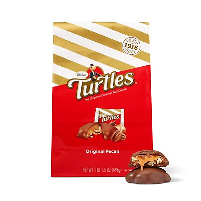 #ad DeMet#x27;s Turtles Milk Chocolate Caramel Nut Cluster 17.5 Ounce 1 Bag Orig...