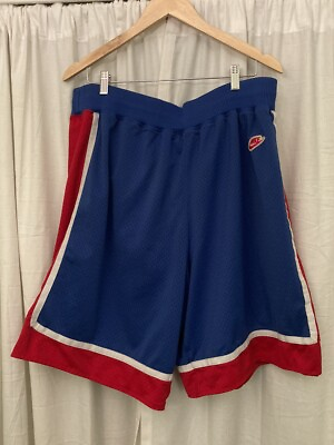#ad Vintage Kansas Jayhawks Nike NCAA KU Team Game Mens XLarge Shorts Fully Stitched