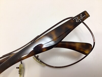 #ad RAY BAN Men#x27;s Metal Tortoise Shell Sunglasses Eye Glasses FRAME 61 14 135