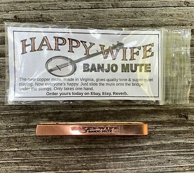 #ad The Happy Wife Copper Banjo Mute