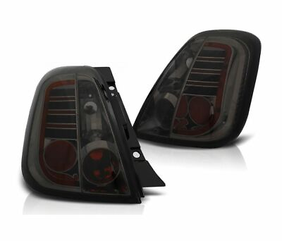 #ad rear lights for FIAT 500 2007 2008 2009 2010 2011 2012 2013 2014 2015 smoke LED