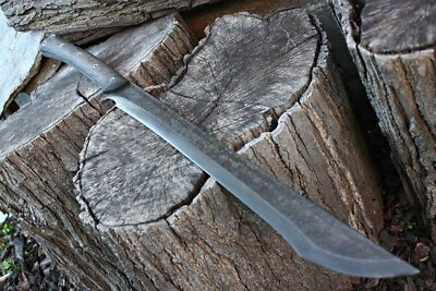 #ad Custom Handmade Steel Blade machate Knife Full Tang Hunting Camping Knife