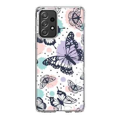 #ad Mundaze Case for Samsung Galaxy A72 Cover Groovy Butterflies