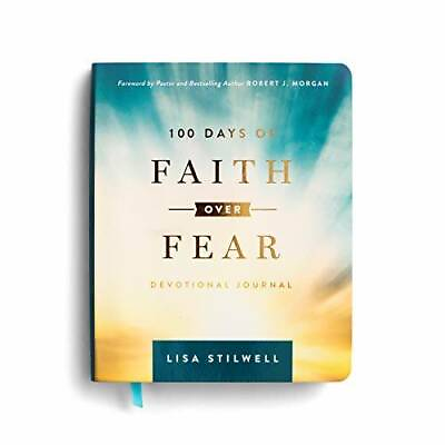 #ad 100 Days of Faith Over Fear: Devotional Journal Hardcover GOOD