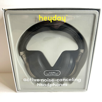 #ad 🔥Heyday Active Noise Cancelling Bluetooth Wireless Over Ear Headphones Black