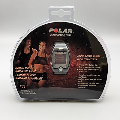 #ad New Polar FT1 Fitness Active Training Heart Rate Monitor Watch Large Display $147.90