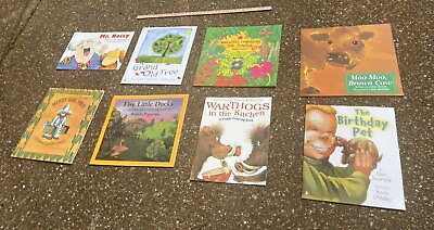 #ad Lot Of 8 Oversized BIG BOOKS Pre K Kindergarten Daycare Early Readers