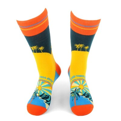 #ad Good Vibes Novelty Socks Mens Good Vibes Socks Men#x27;s Novelty Socks