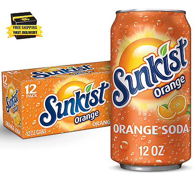 #ad Orange Soda 12 Fl Oz Pack of 12 ⭐️⭐️⭐️⭐️⭐️