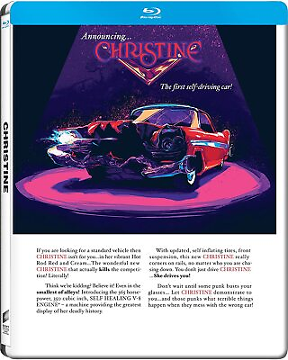 #ad New Steelbook Christine 1983 Blu ray