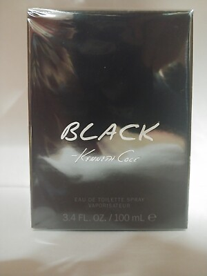 #ad Kenneth Cole Black 3.4 oz 100 ml Eau De Toilette Spray New amp; Sealed in Box