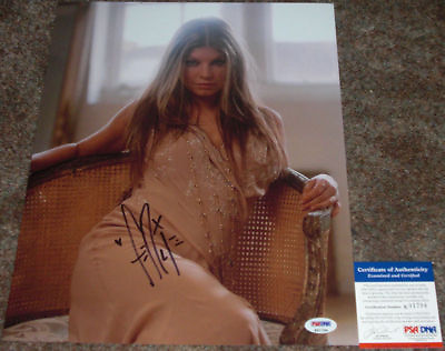 #ad SO SEXY Fergie BLACK EYED PEAS Signed HOT 11x14 Photo #2 PSA DNA WOW