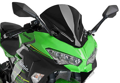 #ad Z Racing Windscreen Black Puig 9976N For 18 21 Kawasaki Ninja 400