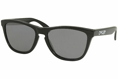 #ad Oakley Frogskins Polished Black 55 mm Men#x27;s Sunglasses OO9013 C4 55