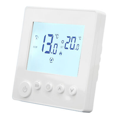#ad Digital Thermostat LCD Display Timing Programmable Temperature Controller AC