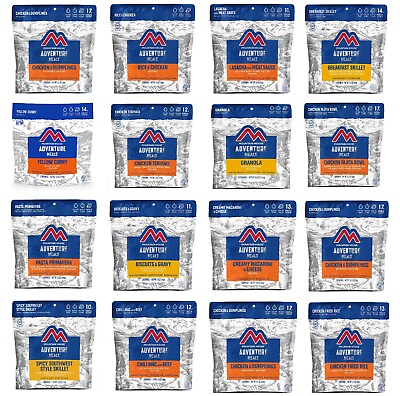 #ad Mountain House Freeze Dried Food Meals Pouches Camp Trail MRE Emergency NEW