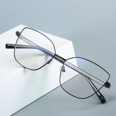 #ad Computer 54mm Blue Blocking Glasses Radiation Protection Anti Eyestrain Glasses
