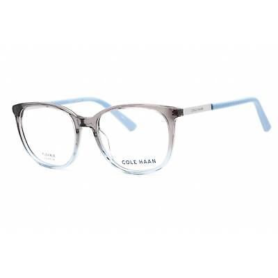 #ad Cole Haan Men#x27;s Eyeglasses Blue Fade Rectangular Frame Clear Lens CH5044 400
