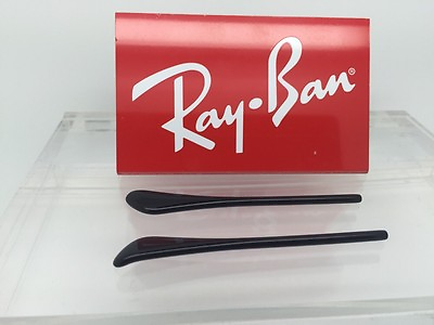 #ad Authentic RayBan RB 3025 AVIATOR Replacement Temple Arm Tips for Black Ray Ban