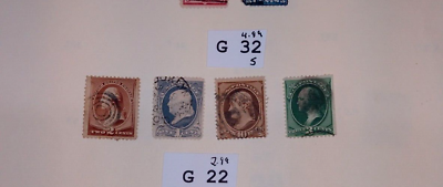 #ad OLD US STAMPS LOT G 32 $2.99