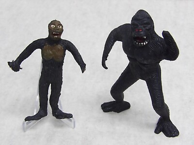 #ad King Kong Figures 1976 Imperial 7quot; amp; 1973 AHI Bendy Universal Lot of 2 080823WT
