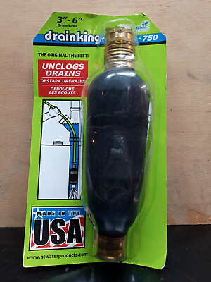 #ad Drain King 750 3 To 6 Inch Unclogs Main Drain amp; Sewer Line with Water Power