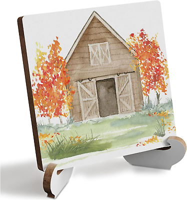 #ad Maple Leaves Autumn Thanksgiving Fall Decor Rustic Wooden Desk Decor Inspiration